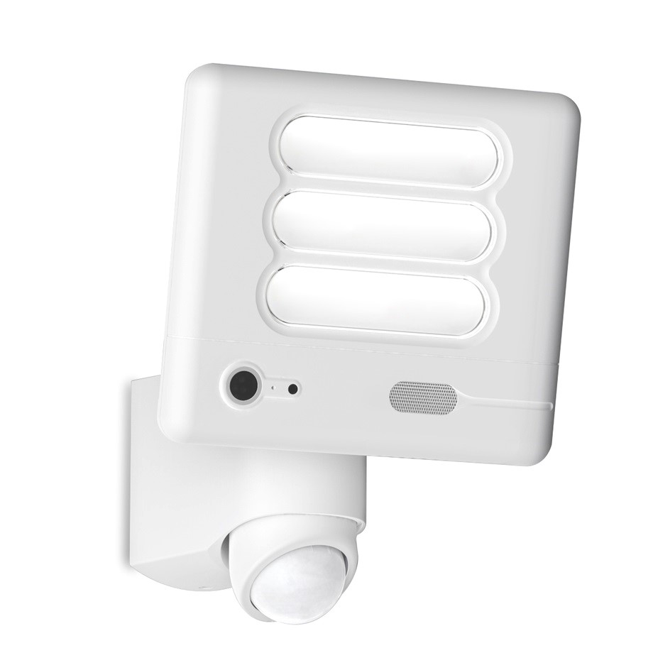 Lutec 7625501053 WI-FI PIR Flood + Camera in White